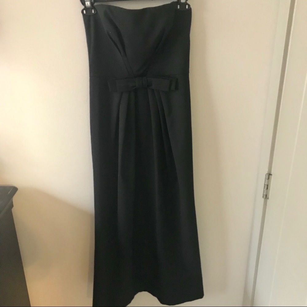BCBGMaxAzria Strapless Midi Dress